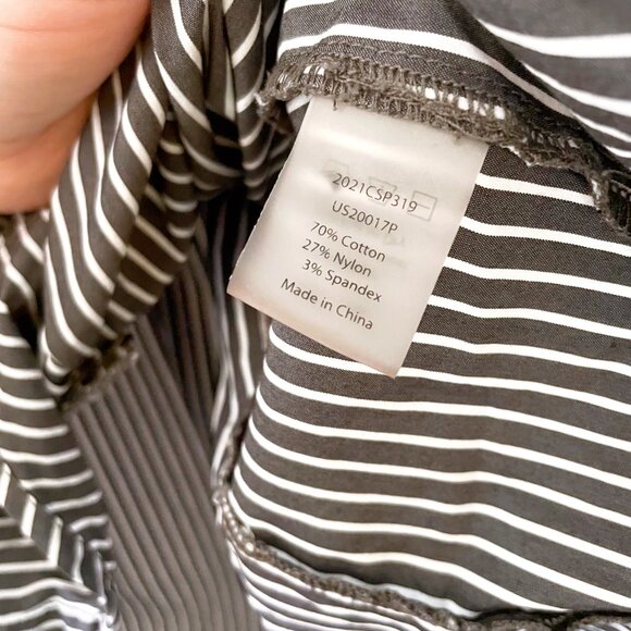 Universal Standard Elba Popover Stretch Poplin Shirt Classic Fit, Size 14/16 - Picture 5 of 6